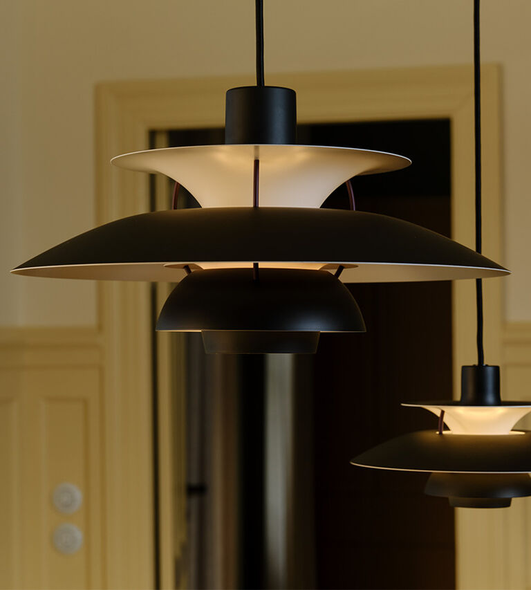 Black days kampanj på utvalda lampor från Louis Poulsen hos Illums Bolighus