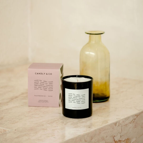 No. 7 Candle, Thank you merci grazie, Candly & Co