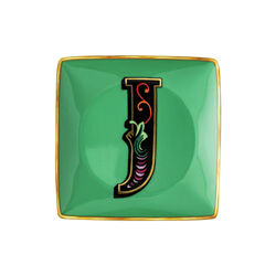 Versace Alphabet Dish J, Rosenthal x Versace