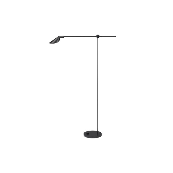MS011 Golvlampa, black PVD, Fritz Hansen