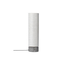 Unbound Table Lamp, grey marble/canvas, GUBI