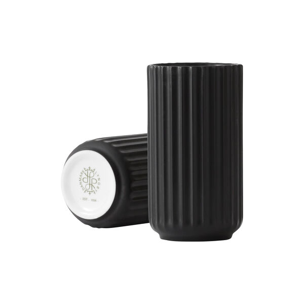 Lyngby Vas, black, Lyngby Porcelæn