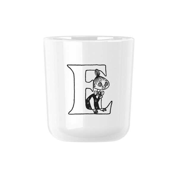Moomin ABC mugg E, moomin white Moomin ABC mugg E, moomin white, RIG-TIG
