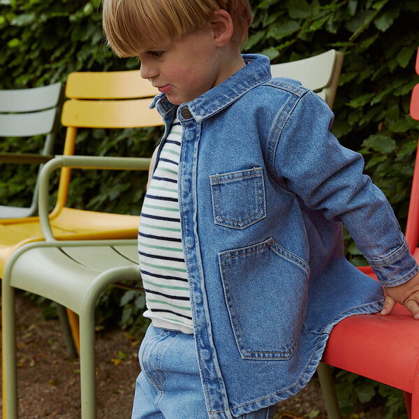 Organic Junior Jeans, lt. blue indigo washed, Copenhagen Colors Organics