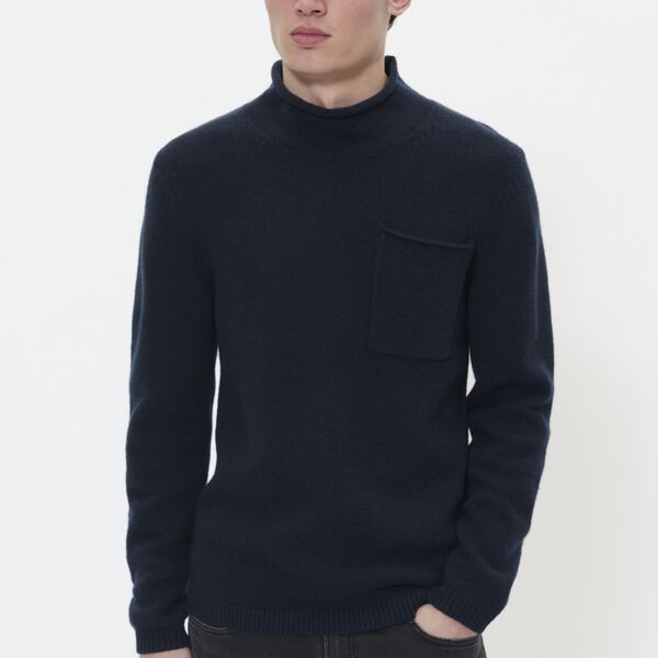 MArelaxroll Pullover, dark navy, Matinique