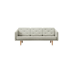 FF2003 No. 1 Sofa 3P 206 cm, mood 1101/oak light oil, Fredericia Furniture