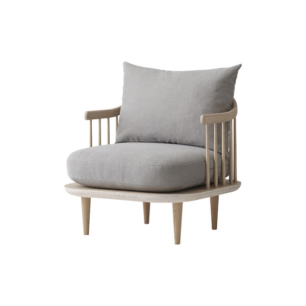 Fly SC10 Lounge Chair, Hot Madison 094/oiled oak, &Tradition