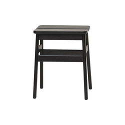 Angle Standard Stool, black, Form & Refine