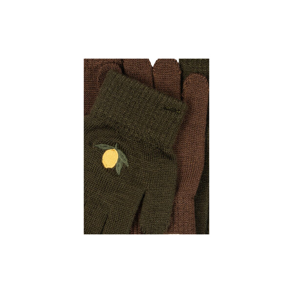 2 Pack Filla Gloves, kombu green, Konges Sl&oslash;jd