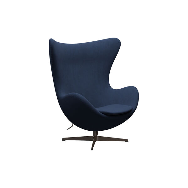 &Auml;gget&trade; 3316 Loungestol, Christianshavn 1155 dark blue/brown bronze, Fritz Hansen