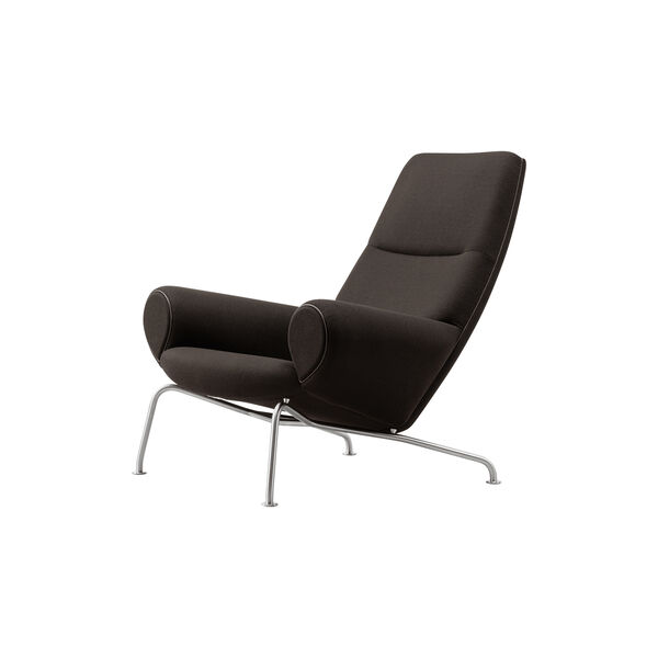 Wegner Queen Chair |  Dark Brown | F&aring;t&ouml;lj + Qttoman, Fredericia Furniture