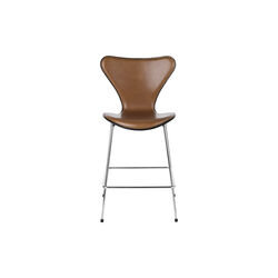 Series 7™ 3187 Front stoppad barstol, Grace Walnut Series 7™ 3187 Front stoppad barstol, Grace Walnut, Fritz Hansen