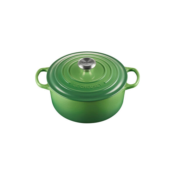 Signature rund gryta Ø 24 cm, bamboo green, Le Creuset