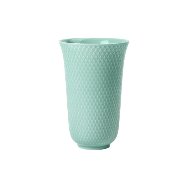 Rhombe Color vas, aqua, Lyngby Porcelæn