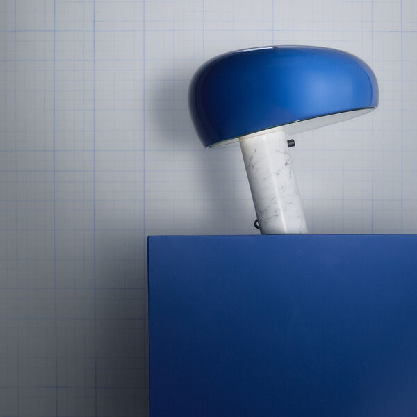 Snoopy bordslampa, blu navy, Flos
