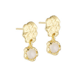 Noora post &ouml;ronh&auml;ngen, rainbow moonstone, Pure by Nat