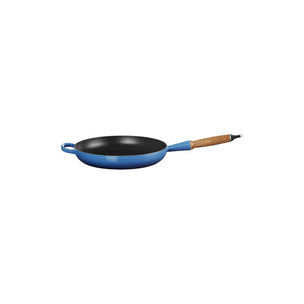 Signature gjutj&auml;rn stekpanna med tr&auml;handtag &Oslash; 28 cm, azure, Le Creuset