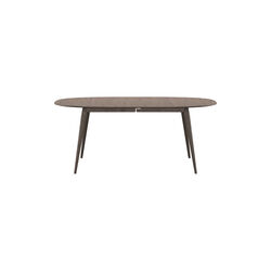 PLAYdinner Lamé Dining Table with Extension, smoked oak, Bruunmunch Furniture