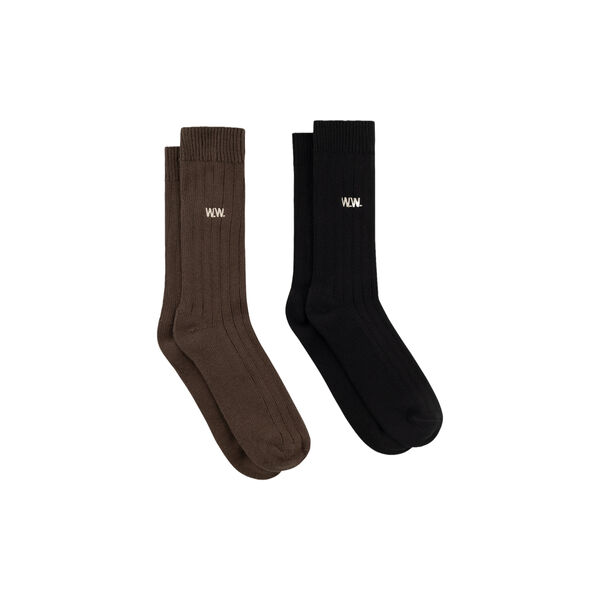 WWDakota 2 pack sock, desert palm/black, Wood Wood