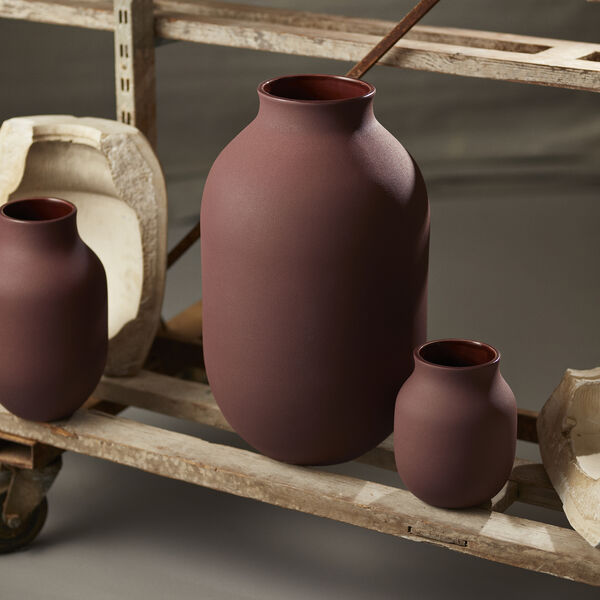 Studio Omaggio #1 Vas H 50 cm, bordeaux, K&auml;hler