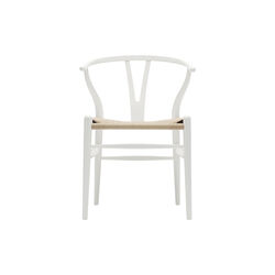 CH24 Y-stolen matbordsstol, natural white/natur, Carl Hansen & S&oslash;n