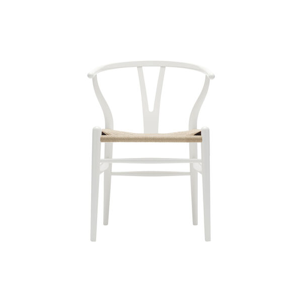 CH24 Y-stolen matbordsstol, natural white/natur, Carl Hansen & S&oslash;n