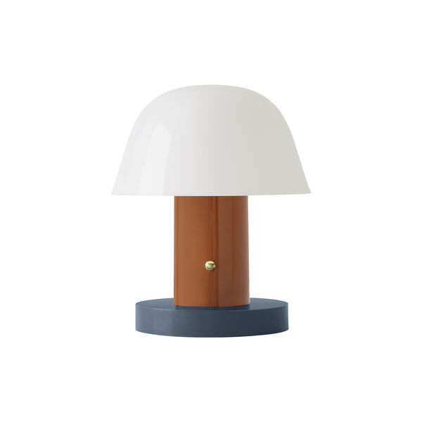 Setago JH27 Portable Table Lamp, rust/thunder, &Tradition