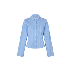 Pattimd shirt, blue white stripe, Modström