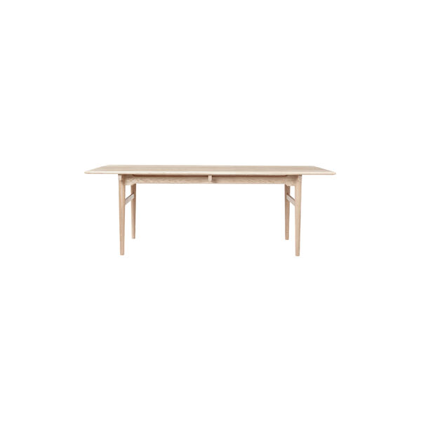 CH327 Dining Table, white oiled oak, Carl Hansen & S&oslash;n