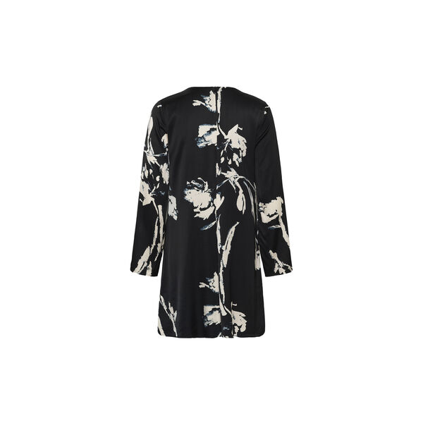 MeadowIW Short Dress, black painted flower, InWear