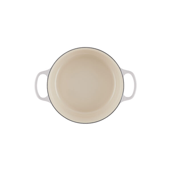 Signature gjutj&auml;rn rund gryta &Oslash; 24 cm, shell pink, Le Creuset