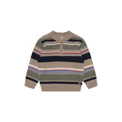 HCPelle KnitStripe Pullover, biscuit, Hust & Claire