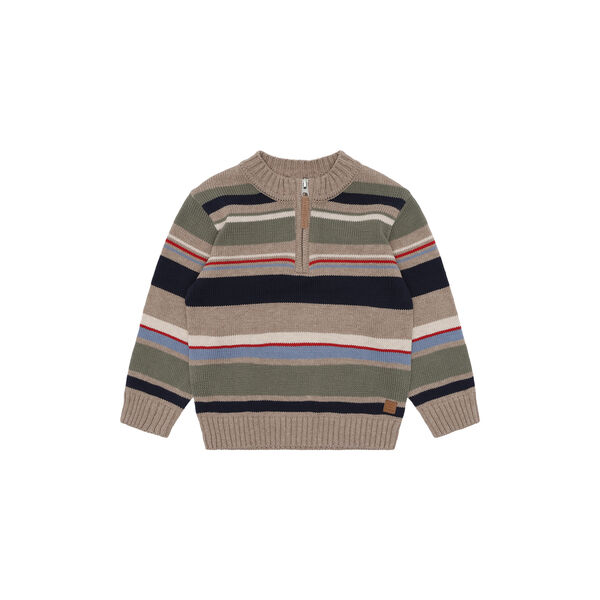 HCPelle KnitStripe Pullover, biscuit, Hust & Claire