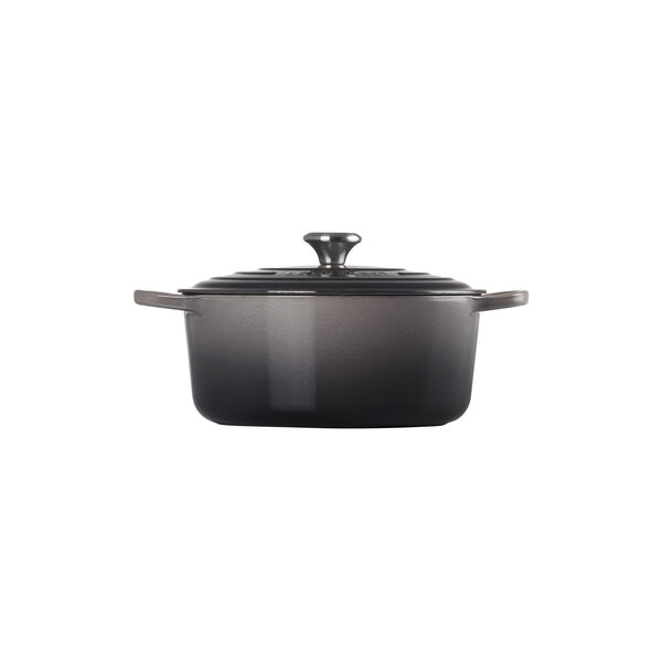 Signature gjutj&auml;rn rund gryta &Oslash; 28 cm, flint, Le Creuset