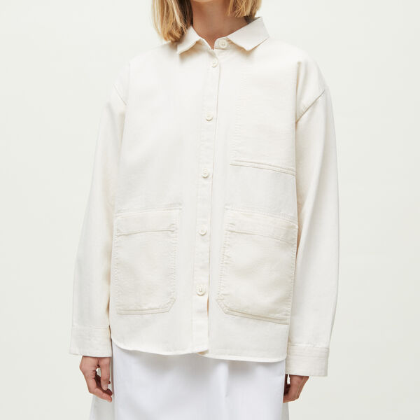 Dusty Shirt, pure ecru, Aiayu
