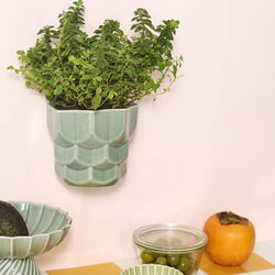 Samsurium Wall Flowerpot, eucalyptus, Dottir Nordic Design