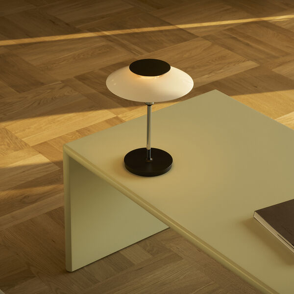 PH 80 Portabel lampa, opal white/high lustre chrome plated, Louis Poulsen