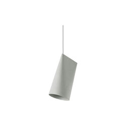 Ceramic Pendant, light grey, MOEBE