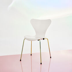 Serie 7™ 7:14 AM matbordsstol, beige/rainbow, Fritz Hansen