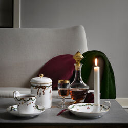 Star Fluted Christmas burk med låg, Royal Copenhagen