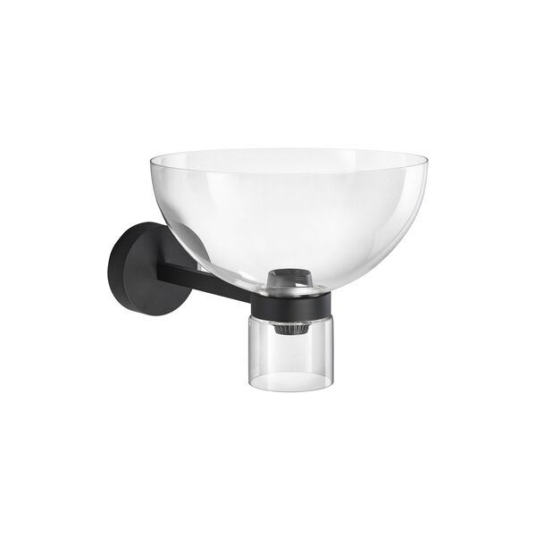 NOCTURNE W Bowl Wall Lamp, black, Flos