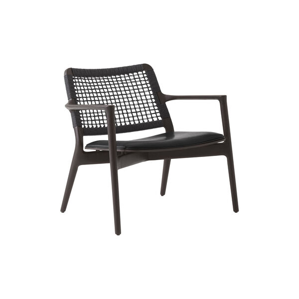 Vipp488 Cabin loungestol, svart/mörkfärgad ek, Vipp