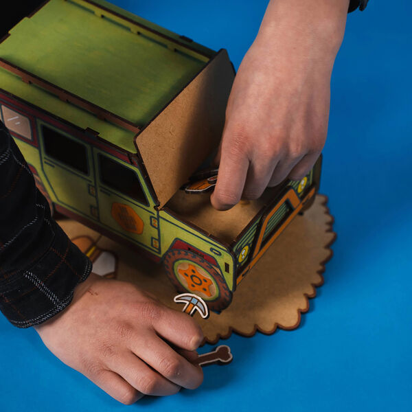 Dinosaurie tr&auml;leksaker | Rover's utflykt, Crateit