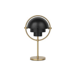Multi-Lite Portable Lamp, black semi matt/brass, GUBI