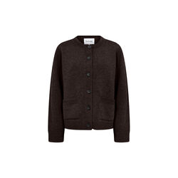 LR-PERLE 9 Cardigan, coffee, Leveté Room