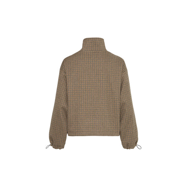 IHESOLU Jacket, brown check, ICHI