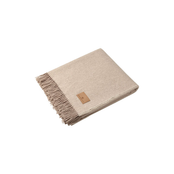 FRINGE pl&auml;d, sand, Georg Jensen Damask