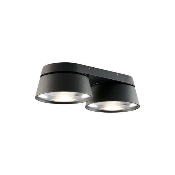 VANTAGE 2+ taklampa, Svart, LIGHT-POINT
