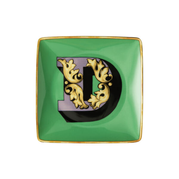 Versace Alphabet Dish D, Rosenthal x Versace