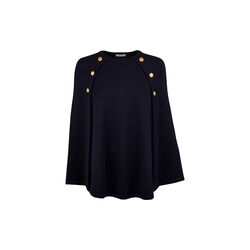 Mary Poncho, navy, Stenströms